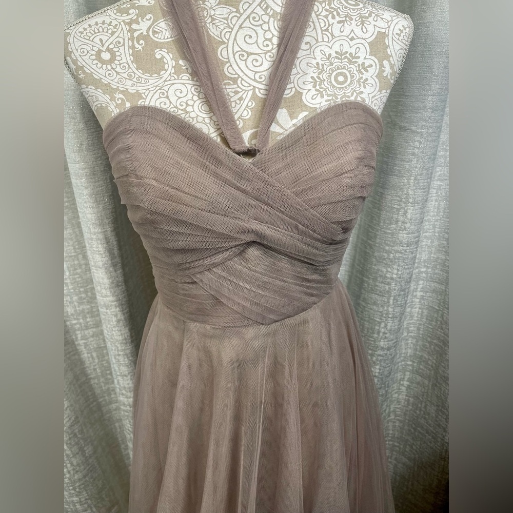 Jenny Yoo Mauve Tulle Gown Sz 6 – Bridesmaid / Formal - Picture 7 of 15